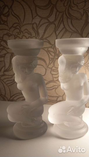 Подсвечник хрусталь(матовый)