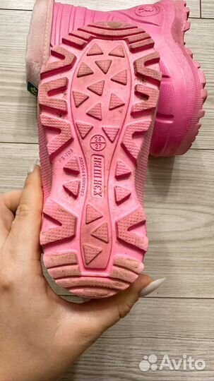 Резиновые сапоги для девочки