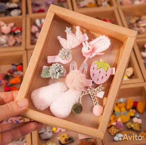 Детский подарочный набор заколок