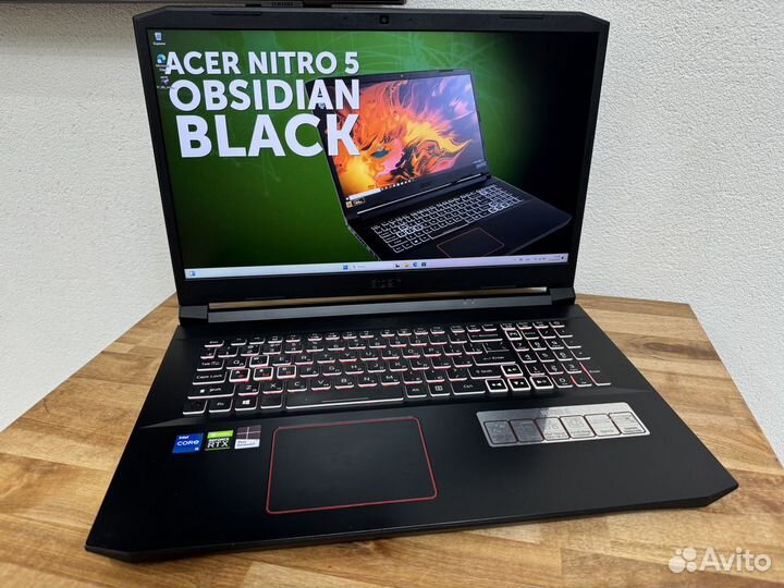 17.3 зверь Nitro i5-10300H 16Gb RTX2060 6Gb SSD512