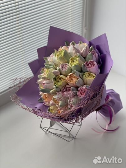 Зефирные тюльпаны