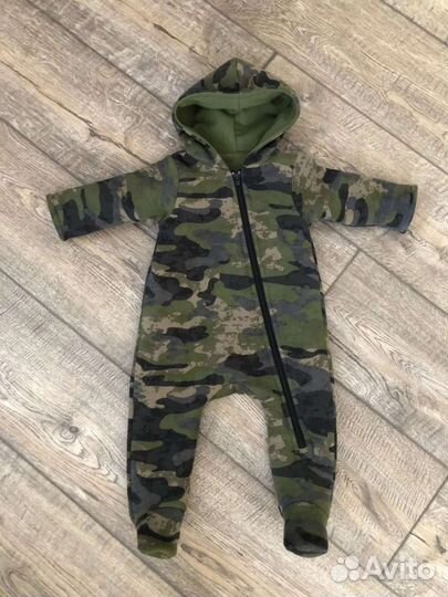 Ткань кмф потертая, футер с лайкрой