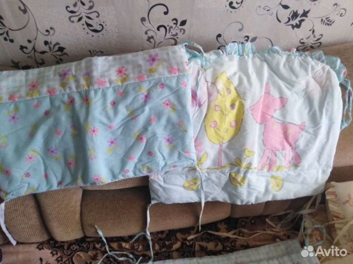 Бортики в детскую кроватку