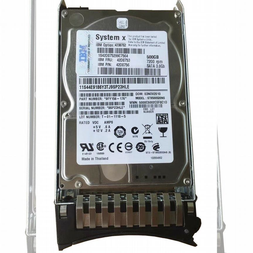 [42D0756] Жесткий Диск Ibm 500gb 42d0753 Sata2 2.5 42d0756