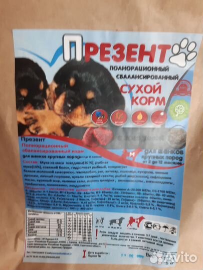 Сухой корм для собак