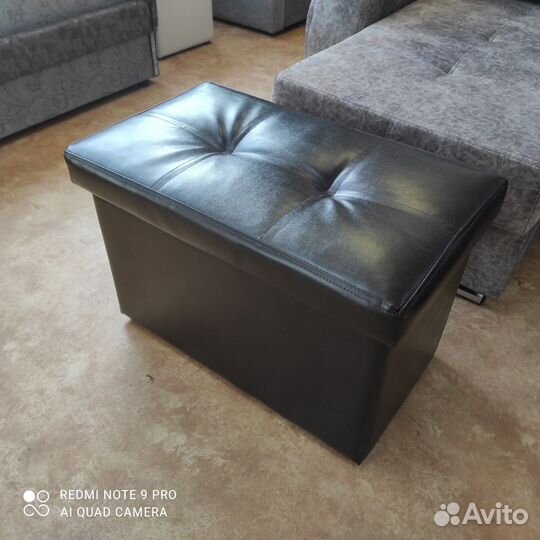 Пуфик с ящиком