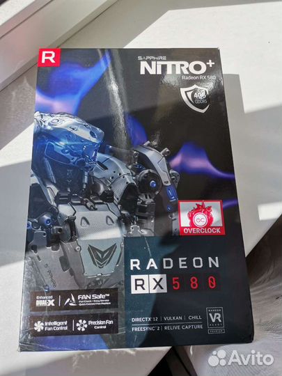Видеокарта sapphire rx 580 nitro 4gb