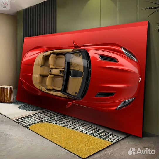 Сочная картина на холсте Aston Martin в Москве