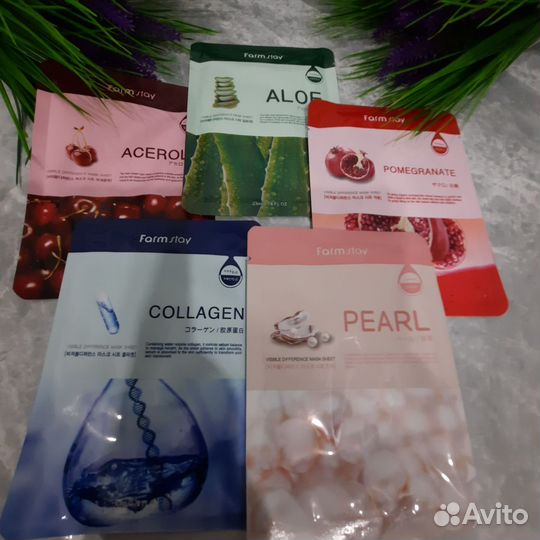 Тканевые, альгинатные, коллагеновые маски для лица