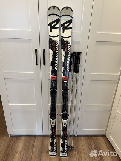 Горные лыжи Rossignol Radical 7 Carbon 172 + палки