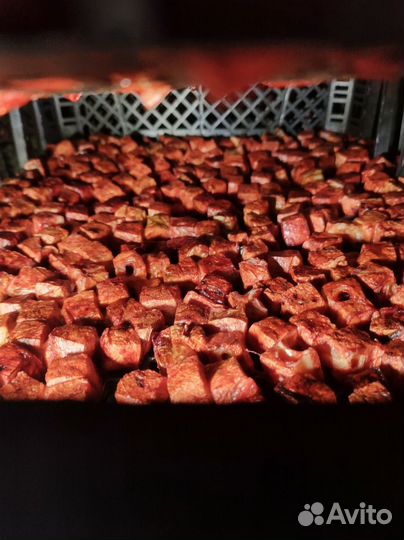 Отборное легкое говяжье 1*1см Лакомства для собак