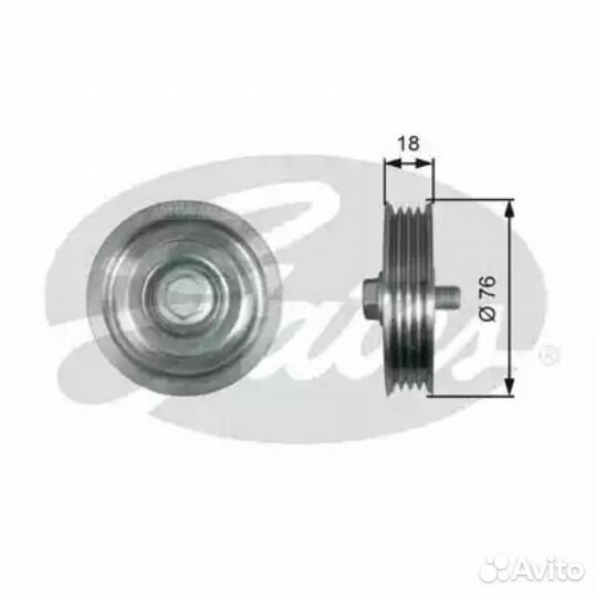 Gates T39183 Снят с производства Ролик натяжной навесного оборудования