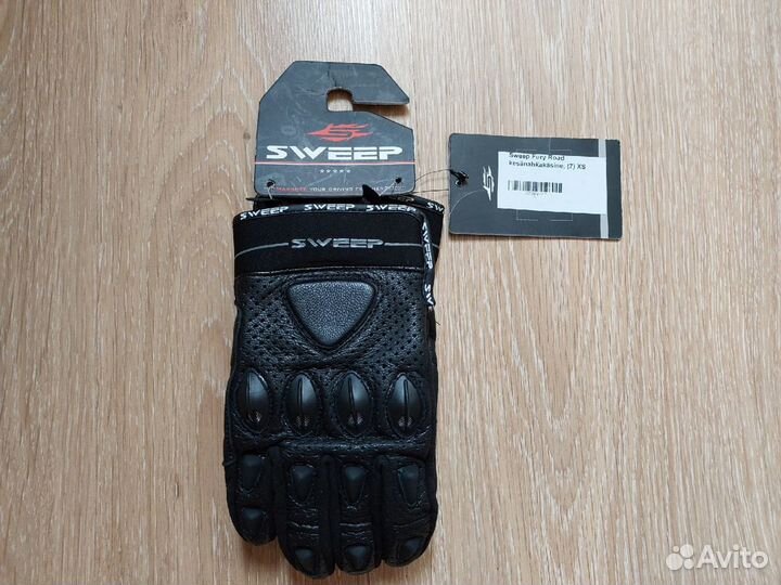 Мужские мотоперчатки XS