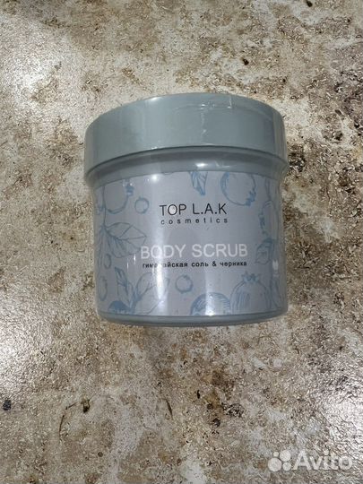 Скраб для тела черника, мята Top.Lak
