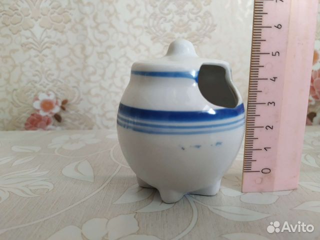 Солонка горчичница старинная Дулево