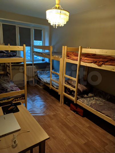 Комната 58 м² в 2-к., 9/10 эт.