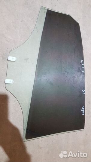 Стекло задней левой двери kia rio 3