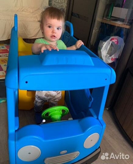 Горка детская автобус тайо аренда