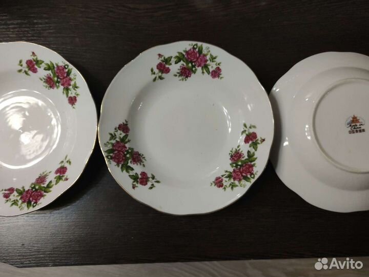 Тарелки фарфор винтаж СССР