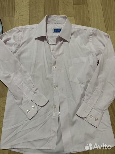 Рубашка школьная для мальчика 128