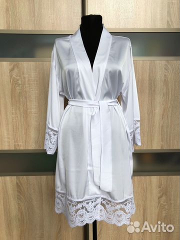 Халат шелковый новый