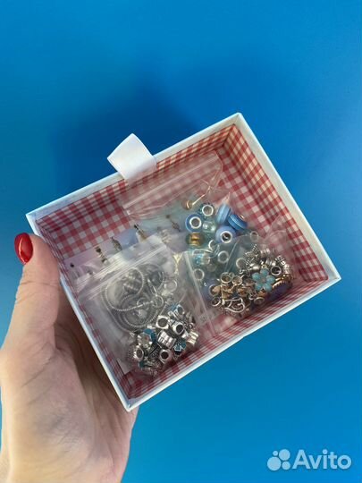 Шармы браслеты для девочек набор подарочный