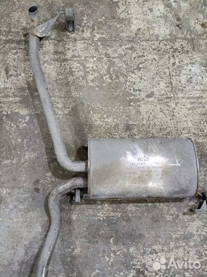 Глушитель в сборе (Skoda Octavia)