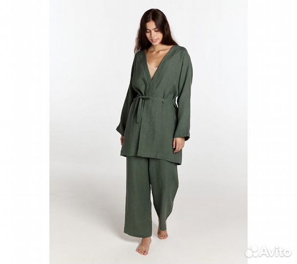 Брюки женские GoodNight Organic Soul 44-48р, зелен