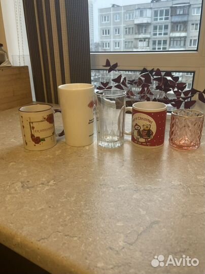 Бокалы фужеры рюмки