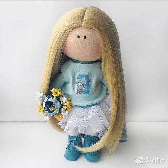 Текстильная интерьерная кукла
