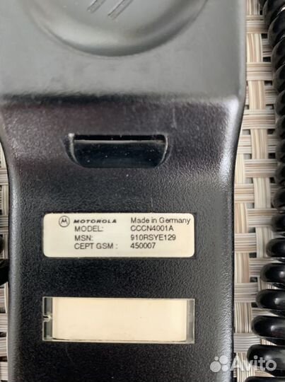 Трубка телефона Motorola international 1000