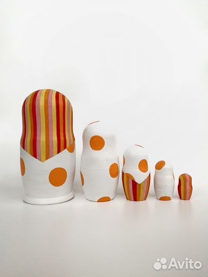 Матрешка детская деревянная 