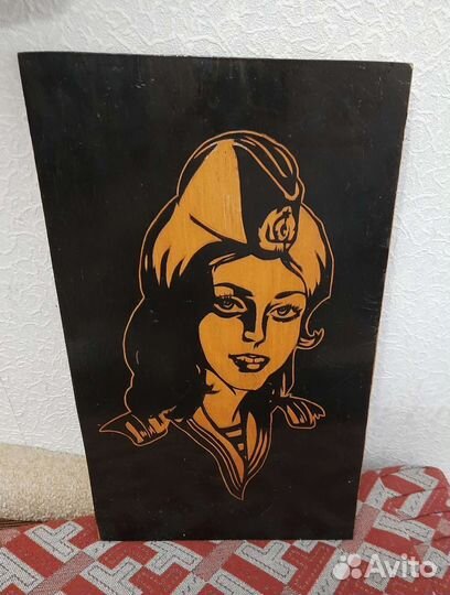 Панно из дерева СССР