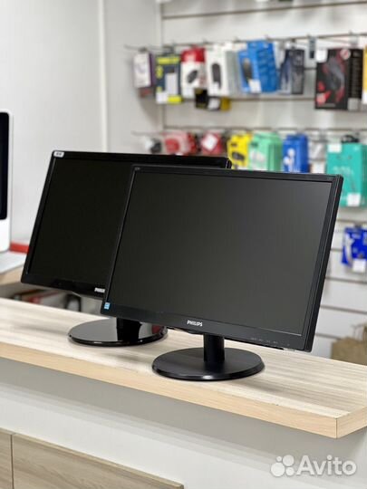 Монитор Philips 22 дюйма / Full HD / Гарантия