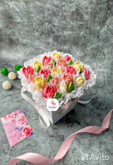 Шоколадные цветы/Шоколадный букет/Цветы