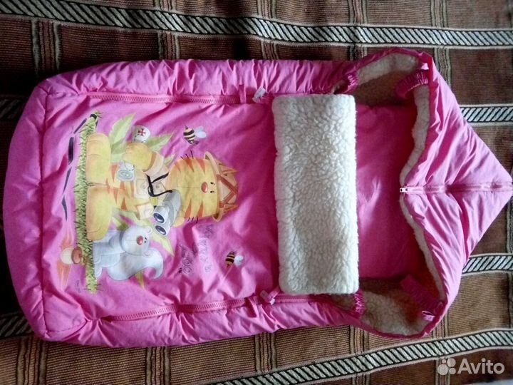 Зимний конверт на овчине