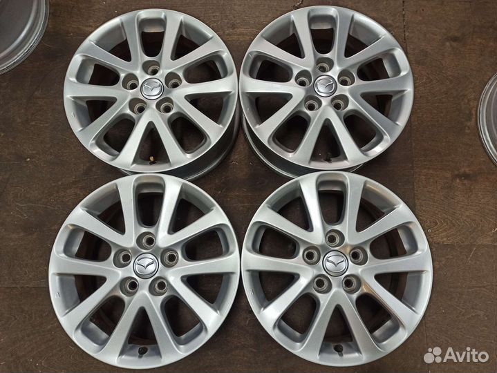 Диски 16 5х114,3 ET52,5 оригинал Мазда из Японии