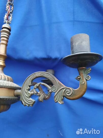 Люстра Павлин СССР Бронза Латунь