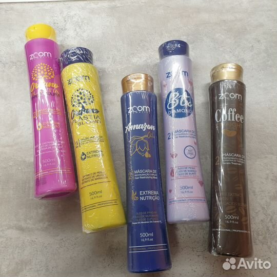 Составы кератин, ботокс zoom