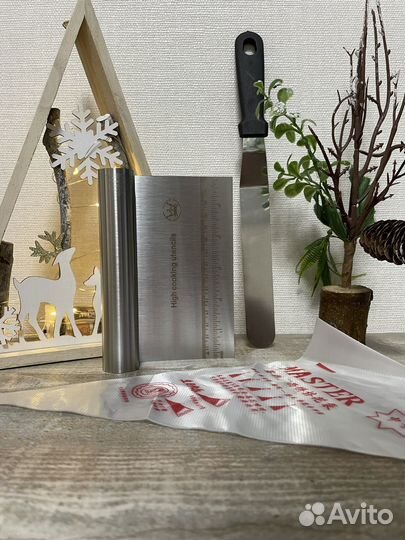 Кондитерский шпатель и лопатка для торта