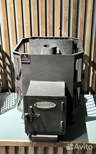 Печь для бани толстостенная