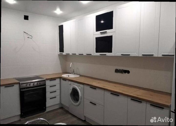 Кухонный гарнитур белый модульный новый