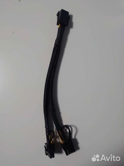 Райзер pci e x16 6pin - 2(8pin)