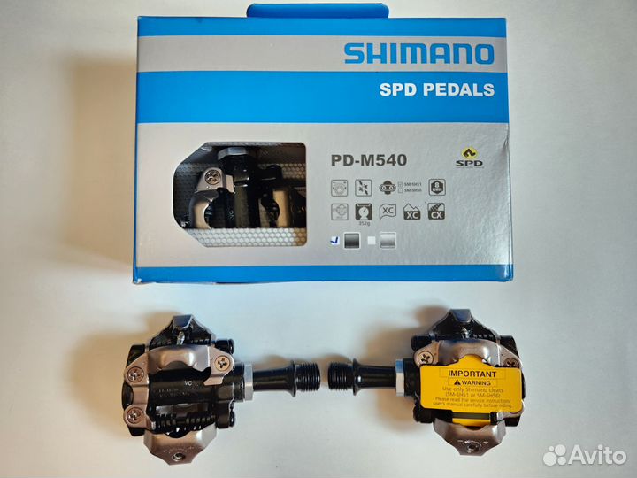 Педали Shimano PD-M540 SPD новые
