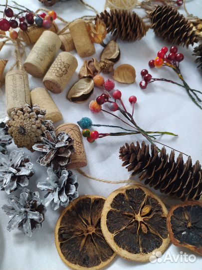 Новогодний рождественский венок создание игрушки