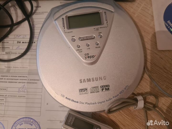 Cd mp3 плеер samsung mcd sf75