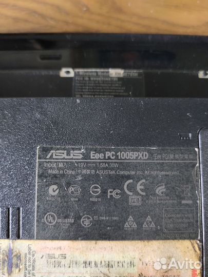 Ноутбук (нетбук) 10.1 дюйма Asus pc1005pxd