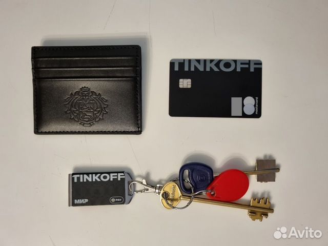 Tinkoff Premium + Стикеры + Кожаный Кардхолдер
