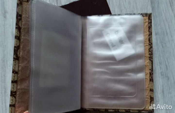 Бумажник водителя натуральная кожа новый