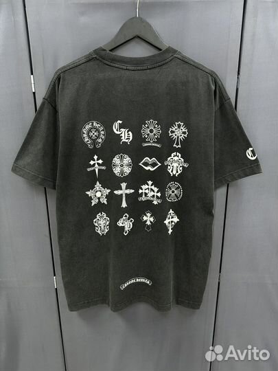 Футболка Chrome hearts оверсайз (унисекс)